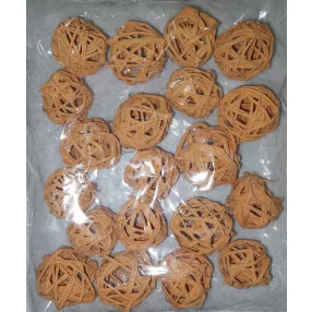Vesszőlabda 3cm falfestékes narancs 20db/cs