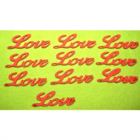  Piros fa love	10db/csomag	6x2cm 
