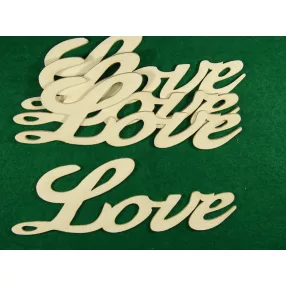 Fehér fa love 4db/csomag 15x5cm 