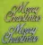 Csillámos ,fa alapú HDF(nem tömörfa)   Merry christmas	2db/csomag	15x8cm 