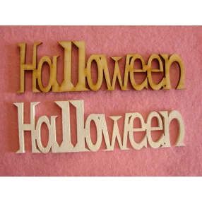 Vegyes színű,fa Halloween 15x4,5cm  2db/csomag