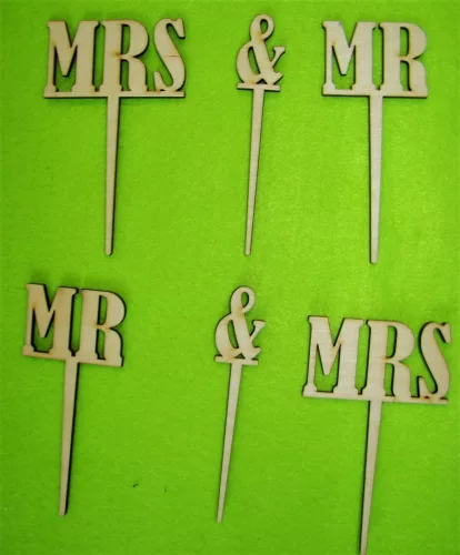 Natúr,nyír rétegelt lemez MR&MRS beszúrós 13x10cm 