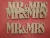 Fehér színű ,fa  alapú HDF(nem tömörfa)  MR&MRS 10,5x3cm 3db/csomag