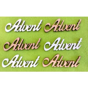   Vegyes színű ,fa alapú HDF(nem tömörfa)  advent	6db/csomag	7,5x3cm 
