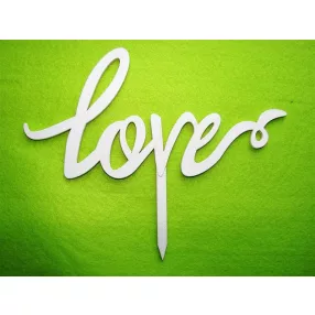 Fehér fa Beszúrós love	1db	15,5x18,5cm 