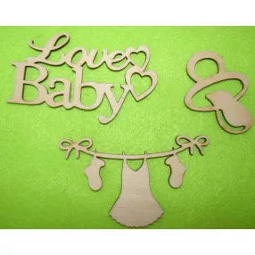 Natúr fa Love baby csomag	1szett/csomag	6-10cm 