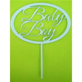 Viágoskék fa Baby boy ovális keretben	1 db	15x19 cm 