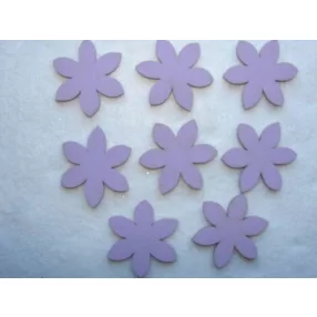 Lila virág 5x5 cm 8db/csomag vastagság 3mm