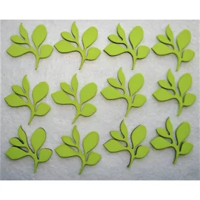 Világos zöld fa levél	12db/csomag	5cm 	