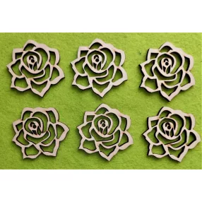 Natúr fa  virág 5x5 cm 6db/csomag