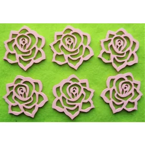 Rózsaszín fa  virág 5x5  5cm 6db/csomag