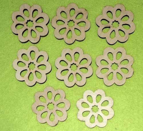 Natúr fa virág 5cm 8db/csomag