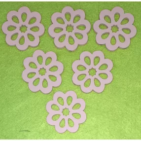 Rózsaszín fa virág	5cm 8db/csomag