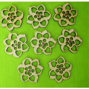 Natúr fa virág 5cm 8db/csomag