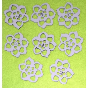 Lila fa virág 5cm 8db/csomag