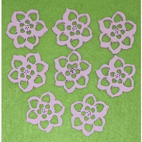 Rózsaszín fa virág	5cm 8db/csomag