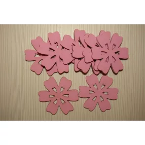 Rózsaszín fa virág 5cm 8db/csomag