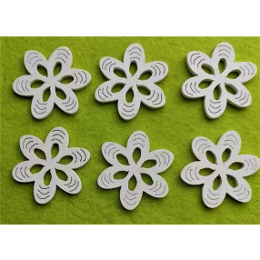 Fehér fa virág 5cm 6db/csomag