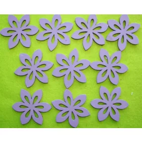 Lila fa virág 5cm 10db/csomag