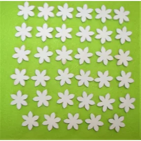 Fehér fa virág	28db/csomag	2,7x2,5cm 