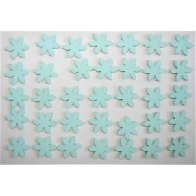 Világoskék fa virág	35db/csomag	2,7x2,5cm