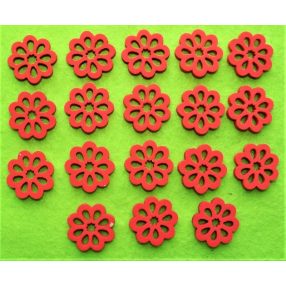  Piros virág	14db/csomag	2cm 