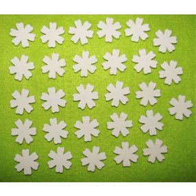  Fehér fa virág	28db/csomag	2,5x2,5cm 