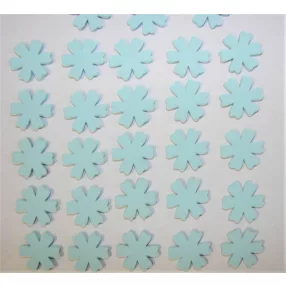 Világoskék fa virág	28db/csomag	2,5x2,5cm