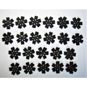 Fekete fa virág	22db/csomag	2,5x2,5cm