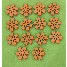  Narancssárga fa virág	14db/csomag	2,5x2,5cm 