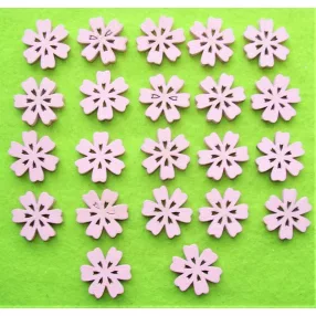 Rózsaszín fa virág	22db/csomag	2,5x2,5cm 