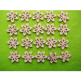 Barack színű  virág 20db/csomag	2,7x2,5cm