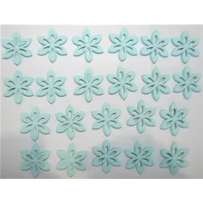 Világoskék fa  színű virág 20db/csomag	2,7x2,5cm 