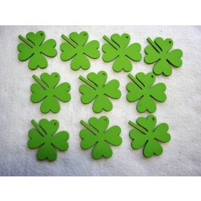 Zöld lóhere 10db/csomag	5,5x5,5cm 