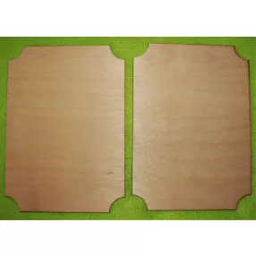 Natúr fa  tábla 	2db/ csomag	16,5x23cm  