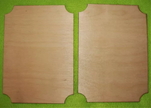 Natúr fa  tábla 	2db/ csomag	16,5x23cm  