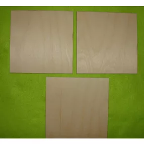 Natúr fa Négyzet tábla	3db/csomag	16x16cm 