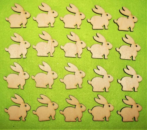 Natúr fa Nyuszó kicsi	20 db/ csomag	4x4cm 