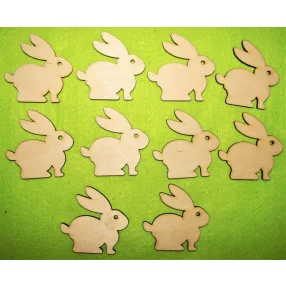 Natúr fa Nyuszó közepes	10 db/csomag	6x6cm 