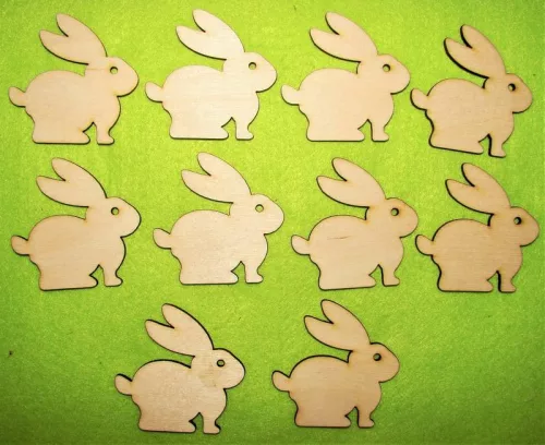 Natúr fa Nyuszó közepes	10 db/csomag	6x6cm 