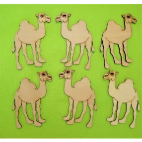 Natúr fa  Jobbra és balra néző Teve	6 db/csomag	6,5X8cm