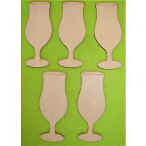 Natúr fa  Pálinkás pohár	5 db/ csomag	5x13cm 