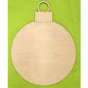 Natúr fa Karácsonyi  ajtó kopogtató alap	1db	20x25,5cm