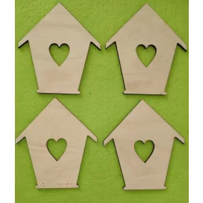 Natúr fa Házikó	4db / csomag	10,5x12cm  