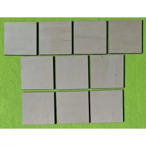 Natúr  négyzet 	10 db/csomag	7x7 cm 