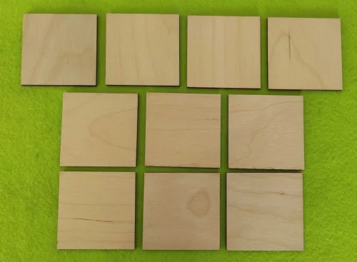 Natúr  négyzet 	10 db/csomag	7x7 cm 