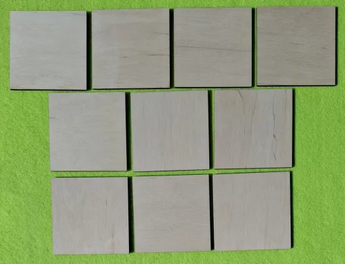Natúr  négyzet 	10 db/csomag	7x7 cm 