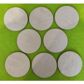 Natúr fa Kör lap	8 db/csomag	9 cm 