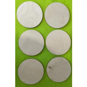 Natúr fa Kör lap	6 db/csomag	11 cm 