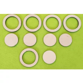   Natúr fa kör keret, plusz kör lap	5szett	7x5 plusz 5cm kör  lap 